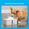 128 oz. Pet Fountain- Automatic water fountain for dogs, cats & multi-pet homes, filtered water, promotes hydration, adjustable water flow, sleek, com