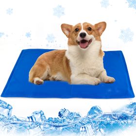 Dog Cooling Mat, Pet Cooling Mat For Dogs And Cats, Pressure Activated Dog Cooling Pad, No Water Or Refrigeration Needed, Non-Toxic Gel (size: 50x90cm)